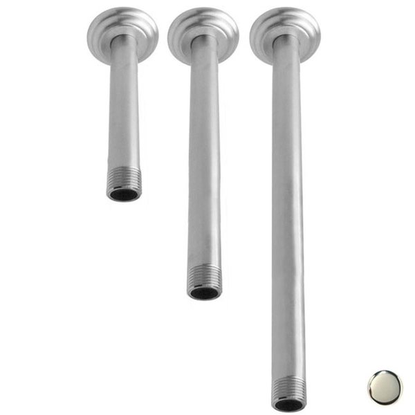 Deluxdesigns 5 in. Ceiling Arms with Heavy Duty Flanges - Polished Nickel DE1638667